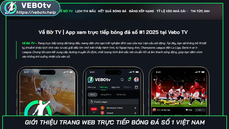 Giới thiệu trang web trực tiếp bóng đá số 1 Việt Nam Giới thiệu trang web trực tiếp bóng đá số 1 Việt Nam
